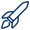 Rakete Start Icon