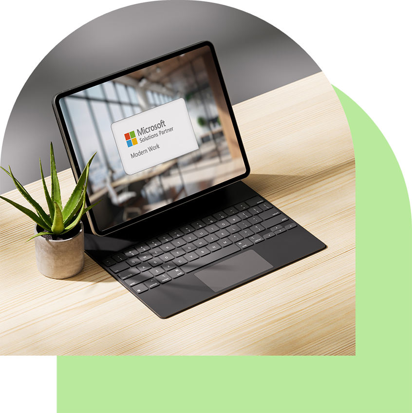 Microsoft-Zertifikat auf einem Tablet