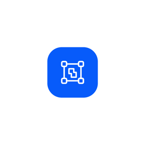 Symbol mit einem Quadrat